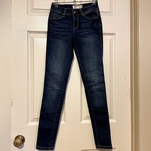 Encore Jeans Dark Wash Skinny Stretch Denim